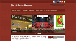 Desktop Screenshot of canhocantavilpremier.com